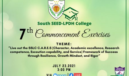 SSLC holds 2021 7th Commencement Exercises