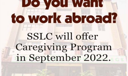 SSLC will offer Caregiving Program in September 2022