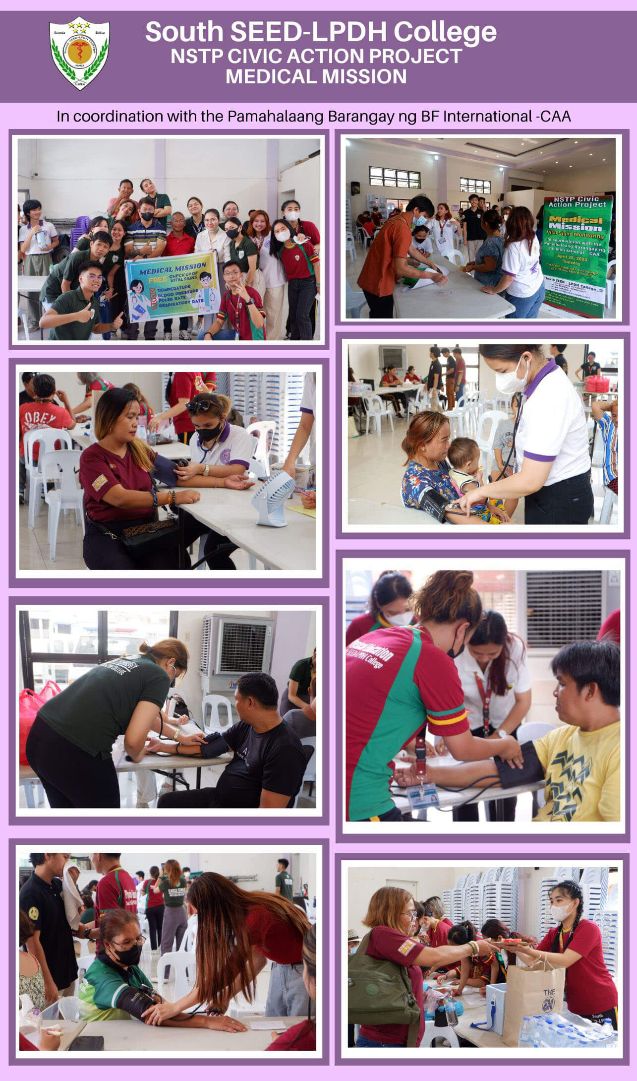 NSTP 2 Students Conduct Medical Mission